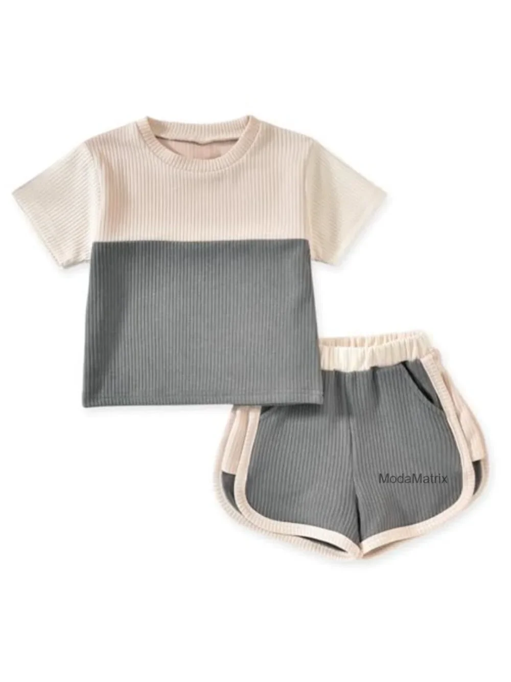 Toddler Girl 2-Piece Short Sleeve Tee & Dolphin Shorts Set